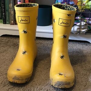 Yellow Bee Rain Boots